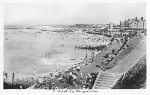 uk15289 st mildreds bay westgate on sea real photo uk