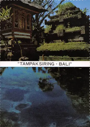 BT12018 Der heilige Tempel und die heiligen Quellen Bali Indonesien