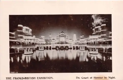 BR37334 The Franco British Exibition The Court of Honour by Night england