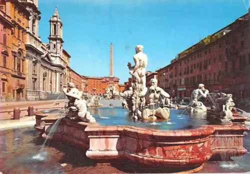 BR76832 roma piazza navona italy