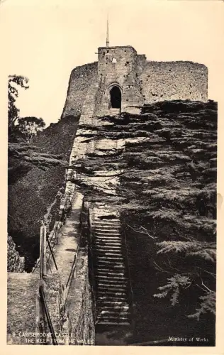 BR78746 the keep from the wales carisbrooke castle isle of wight uk