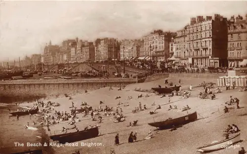 B89405 the beach and kings road brighton uk