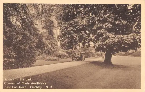 BR79626 a path in the park convent of marie auxuliatrice finchley uk
