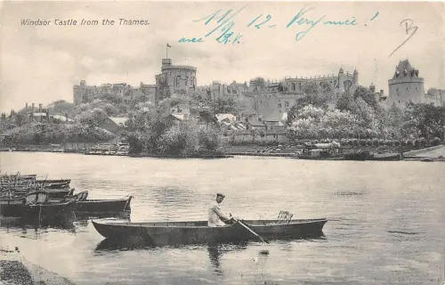 BR59881 Windsor Castle vom Themseboot UK