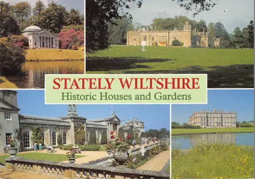 BR90605 stattliche Wiltshire historische Häuser und Gärten UK