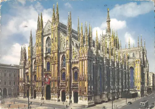 BR50220 Milano il duomo Italien