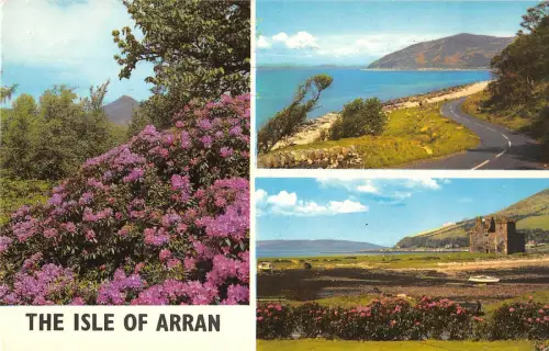 B104095 the isle of arran catacol bay lochranza castle uk