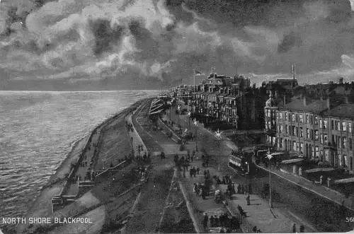 uk30982 north shore blackpool real photo uk