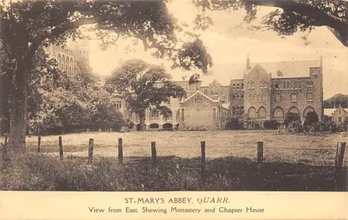 BR62936 st mary s abbey quar isle of wight uk