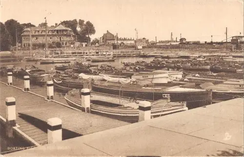 uk16124 bootsport pier oulton breit echtfoto uk