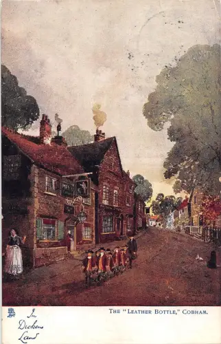 uk12238 leather bottle cobham uk