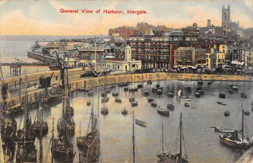 uk16212 general view of harbour margate uk