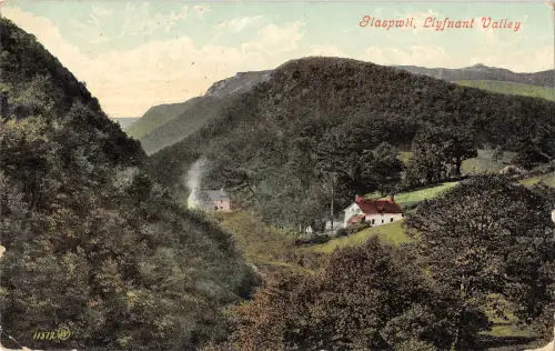 uk13482 glaspwll llynfant valley wales uk