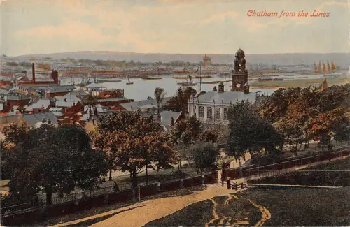 uk30595 chatham from the lines uk