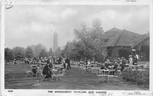 B89379 der Erfrischungspavillon Kew Gardens UK