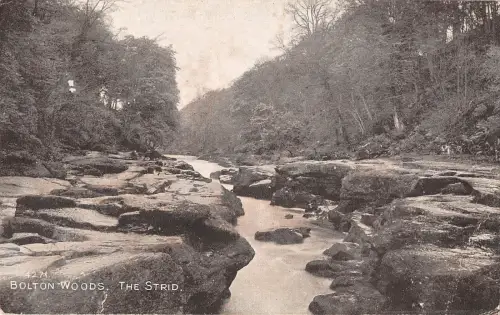 uk16792 bolton woods the strid real photo uk