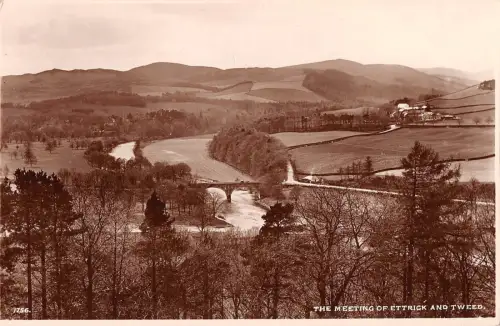 BR93545 the meeting of ettrick and tweed real photo uk