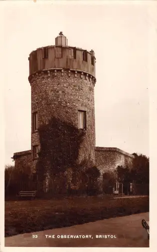 uk17240 the observatory bristol real photo uk