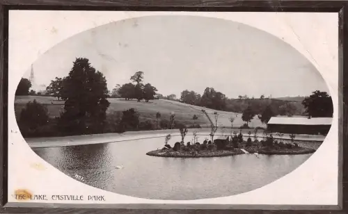 uk15589 the lake eastville park real photo uk