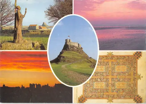 B102435 st aidan holy island castle uk