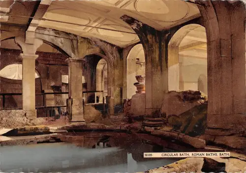 BR76199 Rundbad Roman Baths Bath UK