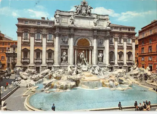 BT1669 roma fontana di trevi italy