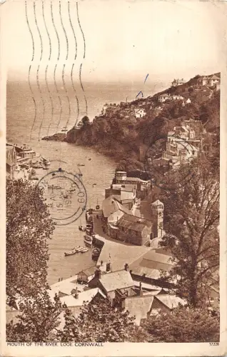 uk29391 Mündung des Flusses Looe Cornwall Echtfoto UK