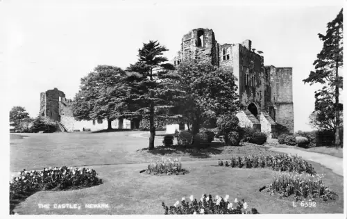 uk30264 the castle newark real photo uk