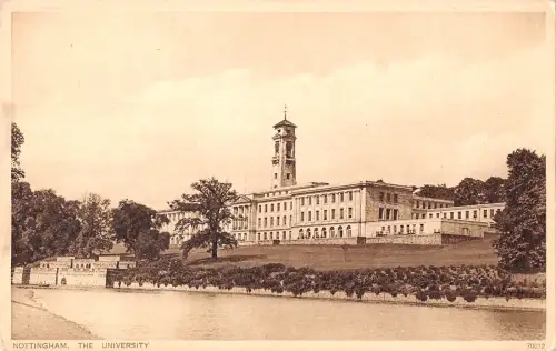 uk30141 the university nottingham real photo uk