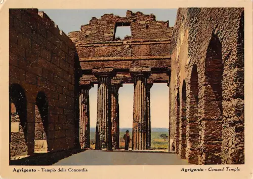 BR54182 Agrigento tempio della concordia italy