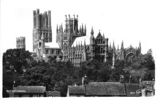 BR66410 Ely Kathedrale Echtfoto UK 14x9cm
