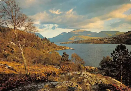 B97019 snowdon and llyn padarn gwynedd uk