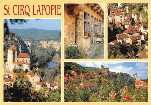 BT6496 St Cirq lapopie village de france Frankreich