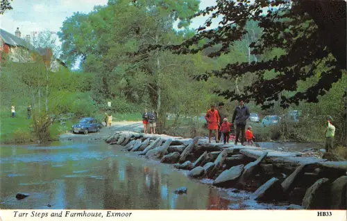 B104017 tarr steps and farmhouse exmoor uk