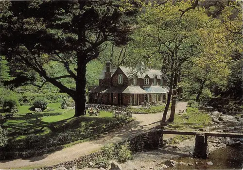 BR83365 watersmeet lynmouth devon uk
