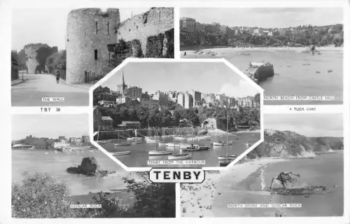 BR95857 Tenby von den Hafenwales