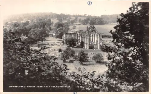 BR60216 Wharfedale Bolton Abbey aus dem Südwesten Echtfoto UK