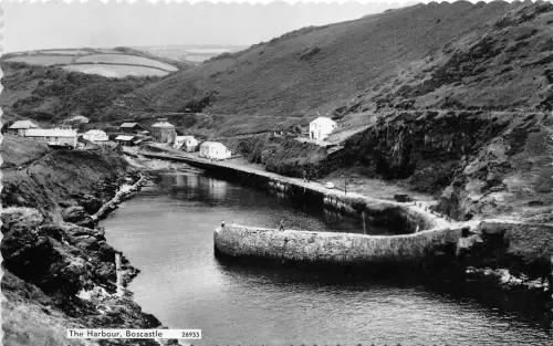 BR59135 the harbour boscastle uk real photo