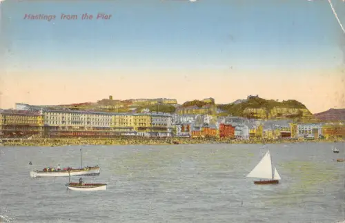 uk13214 hastings from the pier uk