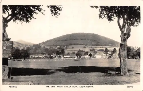 uk29087 deri from bailey park obergavenny wales real photo uk