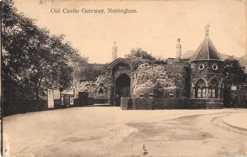 BR93819 old castle gateway notingham uk