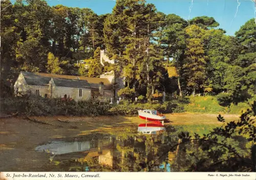 BR82326 st just in roseland nr st mawes cornwall uk