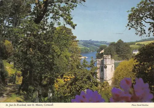 B102831 st just in roseland near st mawes cornwall uk
