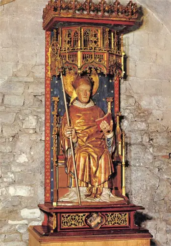 BR91063 Canterbury Kathedrale St Thomas Becket Statue in der Krypta Postkarte UK