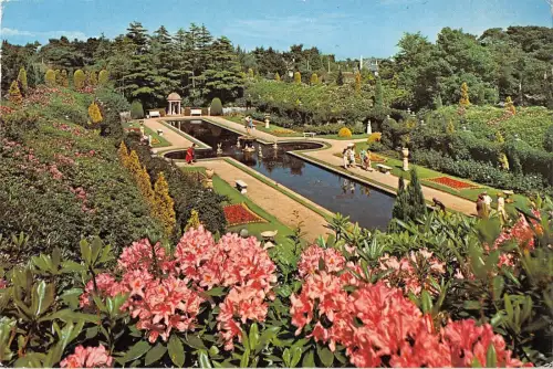 BR82643 italienische Gärten im Frühling Compton Acres Poole Dorset UK