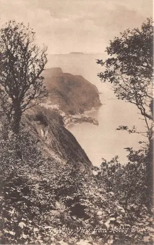 BR59188 Clovelly View from Hobby Drive UK