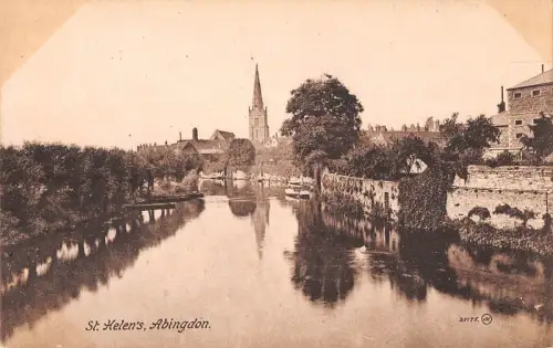BR099941 St Helen S Abingdon Valentine 25175 Echtfoto UK