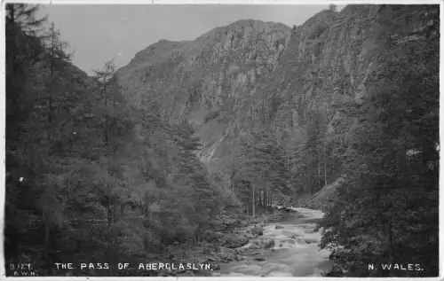 uk14053 Pass of Aberglaslyn Wales Echtfoto UK