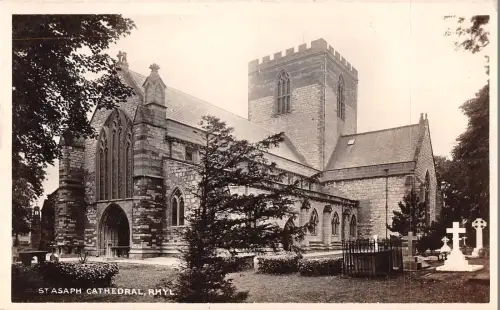 BR79518 St Asaph Kathedrale Rhyl Echtfoto Wales