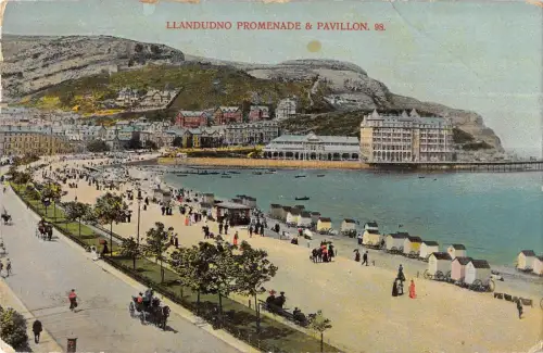 BR96912 Rosvenor 98 Llandudno Promenade und Pavillon Wales